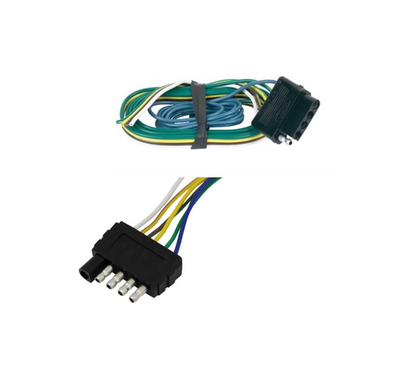 5-Way or 5-Pin Flat Wiring Harnesses