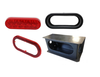 6" Oval Tail Lights and Accessories