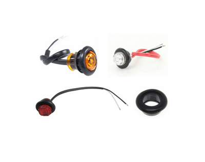 3/4 Round Bullet Marker/Clearance Lights