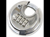 TRIMAX COMBINATION PADLOCK 3/8" SHIELDED SHACKLE, STAINLESS STEEL