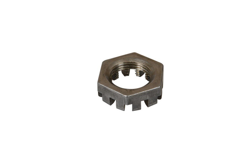 CASTLE SPINDLE NUT, 1"ID -14, 12 SLOT, FINE THREAD