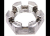 CASTLE SPINDLE NUT, 1"-14 ID, 6 SLOT CASTELLATIONS, 0.6K - 8K CAPACITY