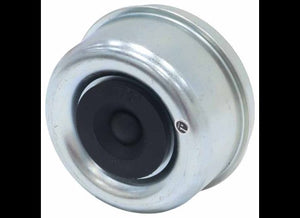 8-LUG DUST CAP WITH PLUG 2.72" , DOMED EZ LUBE FOR 5.2K - 7K AXLE