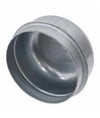 6-LUG DUST GREASE CAP, 5.2K - 6K FLAT SOLID, DRIVE-IN, 2.44" O.D. 6 LUG HUB CAP