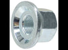 5/8"-18 HEX WHEEL LUG NUT, FLANGED, ZINC PLATED GR8