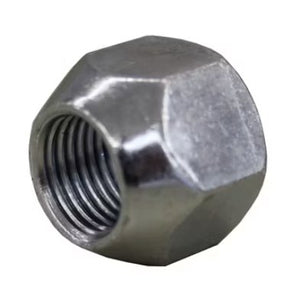 HEX WHEEL NUT CONE 60* DEGREE 9/16"-18 X 7/8" OD , RIGHT HAND THREAD, OPEN