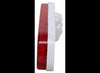 6-1/2" X 2-1/4" OVAL LED TRAILER TAIL LIGHT, STOP, TURN, TAIL, REVERSE, 7 DIODE, RED/CLEAR LENS