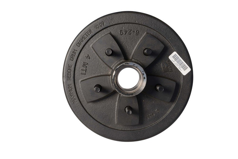 BRAKE DRUM / HUB, 5 LUG, 5 on 5, 5X5, 1/2" STUD, 3.5K 10" X 2-1/4"