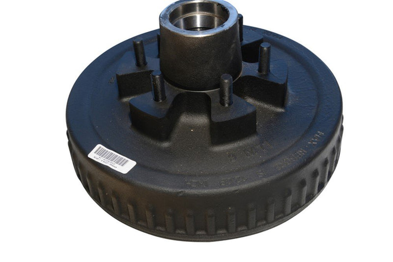 BRAKE DRUM AND HUB 6 LUG, 655, 6X5-1/2, 1/2" STUD, 5.2K - 6K, 12"
