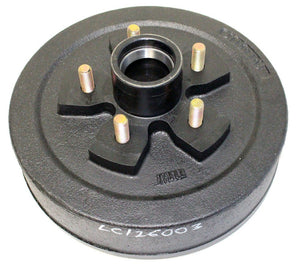 BRAKE DRUM / HUB ONLY, 5 LUG 545, 5X4.5 , 1/2" STUD , 3.5K , 10" X 2-1/4"