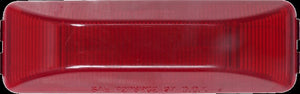 Thinline LED Clearance or Side Marker Light, Red Lens 3.94" Wide, 3 Diode