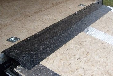 TRANSITION / RAMP FLAP - STEEL WITH PIANO HINGE , 8.5' WIDE, 12 GAUGE STEEL