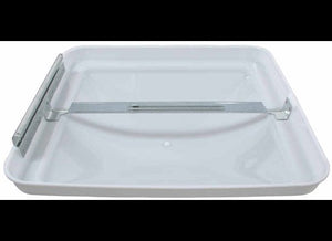 VENT COVER FOR VENTLINE OLD STYLE ROUNDED DOME TRAILER ROOF VENT - WHITE