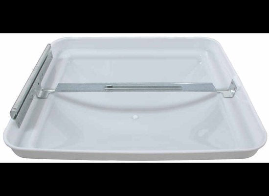 VENT COVER FOR VENTLINE OLD STYLE ROUNDED DOME TRAILER ROOF VENT - WHITE