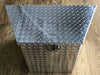 TRITON ALUMINUM DIAMOND PLATE CARGO BOX W/ HARDWARE 34"X15.5"X18.5"