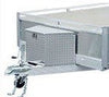 TRITON ALUMINUM DIAMOND PLATE CARGO BOX W/ HARDWARE 34"X15.5"X18.5"