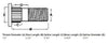 WHEEL LUG STUD 1/2"-20X2-1/4", DRIVE IN