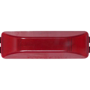 OPTRONICS FENDER / CLEARANCE MARKER LIGHT 4" RED RECTANGULAR 2 BULB