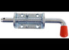 SPRING LATCH FOR UTILITY GATE, 3" LONG X 1-3/4" WIDE, ZINC PLATED, SPORT HAVEN LATCH