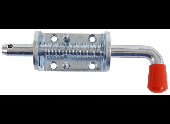 SPRING LATCH FOR UTILITY GATE, 3" LONG X 1-3/4" WIDE, ZINC PLATED, SPORT HAVEN LATCH