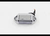 Mini LED Trailer License Plate Light w/ Chrome Housing - 2 Diodes - Rectangle - Clear Lens