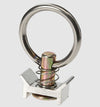 L-TRACK ANCHOR RING, FOR SPORT HAVEN TIE DOWN HOLES, LOAD RING, STUD TIE-DOWN, 1000lbs WLL