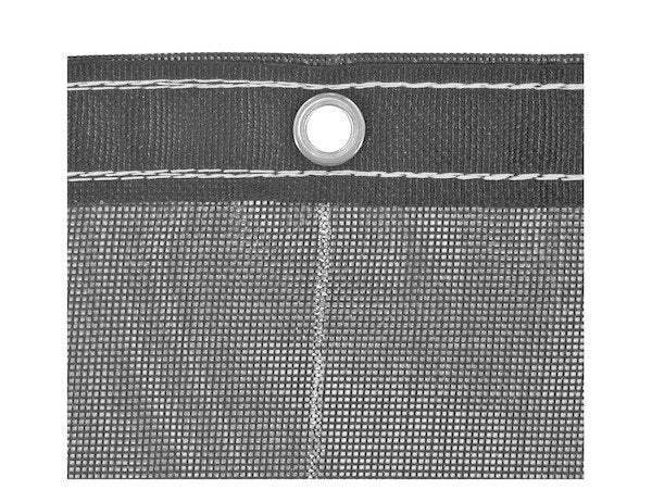 HEAVY DUTY BLACK MESH TARP 6' X 14', 6X14 REPLACEMENT TARP