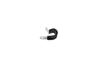 WIRE LOOM CLAMP 1/2" PLATED STEEL WITH NEOPRENE CUSHION