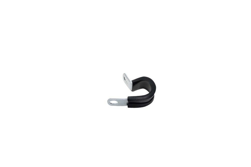 WIRE LOOM CLAMP 1/2" PLATED STEEL WITH NEOPRENE CUSHION