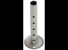 DROP LEG INSERT WITH PIN - 13-1/4" X 5-1/4" DIAMETER FOOTPLATE, ZINC COATED FOR A FRAME JACK