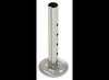 DROP LEG INSERT WITH PIN - 13-1/4" X 5-1/4" DIAMETER FOOTPLATE, ZINC COATED FOR A FRAME JACK