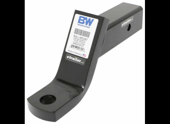 B&W HD BALL MOUNT 2.5" HITCH, 4" DROP, 3" RISE, 1-1/4" SHANK, 9-5/8" LONG, 16K