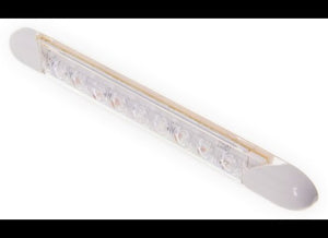 OPTI-BRITE INTERIOR LED, 9 DIODE CLEAR LENSE STRIP LIGHT 9"