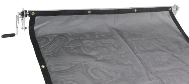 6'x14' ALUMINUM TARP SYSTEM WITH MESH TARP, 6X14 TARP KIT