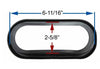 PVC GROMMET FOR 6", 6-1/2" OVAL TRAILER TAIL LIGHT