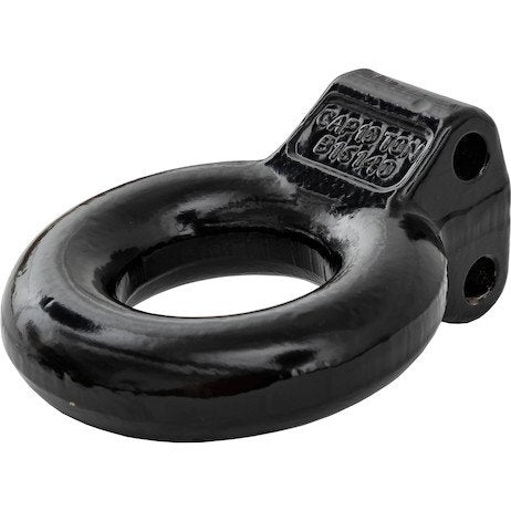 PINTLE EYE - LUNETTE EYE - BLACK 10-TON FORGED STEEL TOW EYE 3" I.D. 25K