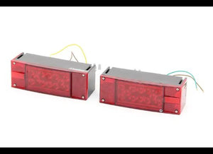 MARINE BOAT TRAILER COMBINATION TAIL LIGHT SET, DS, PS, LH RH, STL16RB , STL17RB