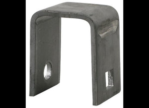CENTER HANGER FOR 2" WIDE SLIPPER SPRINGS - 3-1/2"T C 7/8" BOLT HOLE, 4-1/2" TALL