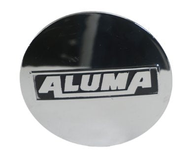 CHROME ALUMA WHEEL CENTER CAP / PLUG 3"