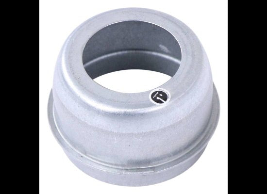 5-LUG DUST GREASE CAP WITH PLUG 1.99 OD, DOMED EZ LUBE, FOR 2K - 3.5K AXLES, 2" 5 LUG HUB CAP