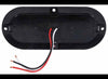 OPTRONICS LED TAIL LIGHT, STOP, TURN, 6 DIODE, RED LENS, 7-9/16"X3-5/16" OVAL