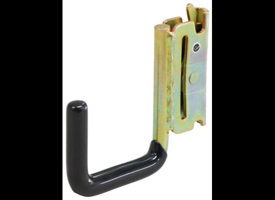 E-TRACK SMALL SQUARE STORAGE HOOK E TRACK, STEEL ZINC COATED