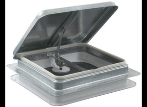 VENTLINE VENTADOME METAL TRAILER ROOF VENT, MANUAL 14-1/4" X 14-1/4"