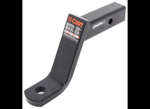 CURT BALL MOUNT 2" HITCH, 6" DROP, 4" RISE, 1" SHANK, 7.5K
