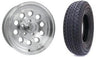 ST205/75R15 ON S20 ALUMINUM WHEEL 5 LUG 5X4.5 - LRD