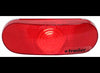 OPTRONICS TRAILER TAIL LIGHT - STOP, TURN, TAIL, SUBMERSIBLE, RED LENS, OVAL