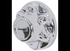 HUB COVER FOR TRAILER WHEELS ABS PLASTIC CHROME 6X5.5 6 ON 5-1/2 , 6 LUG