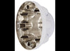 HUB COVER FOR TRAILER WHEELS ABS PLASTIC CHROME 8X6.5" 8 ON 6.5" 8 LUG