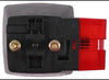 PETERSON TAIL LIGHT, 7 FUNCTION, SQUARE DRIVER SIDE DS RS, 5-15/16"X4-1/2"