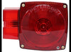 PETERSON TAIL LIGHT, 7 FUNCTION, SQUARE DRIVER SIDE DS RS, 5-15/16"X4-1/2"